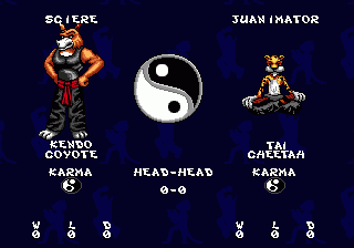 Brutal: Paws of Fury screenshot 5 for Sega Mega Drive